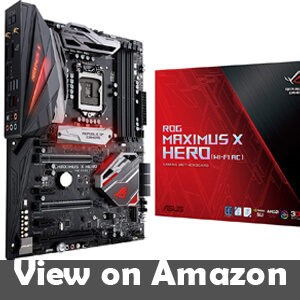 ASUS ROG Maximus X Hero ATX Z370  Gaming Motherboard