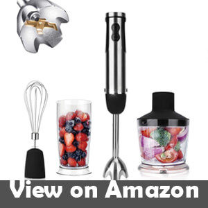 KOIOS Powerful 800W 4-in-1 Hand Immersion Blender