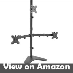 best triple monitor stand 28 inch