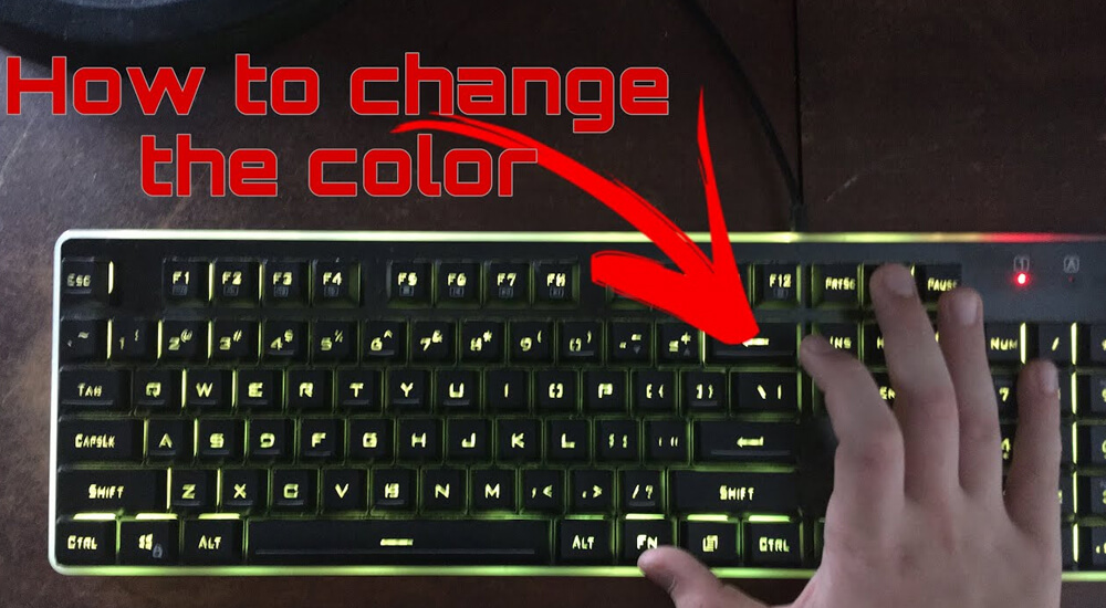 Redragon-keyboard-how-to-change-color